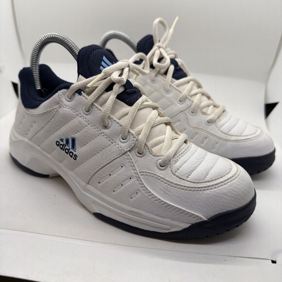 adidas Other - Vintage Adidas Men’s Athletics Tennis Sneakers Shoes White Size 6.5